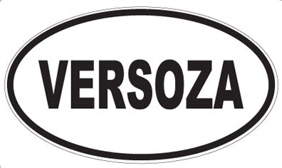 VERSOZA - Oval Sticker