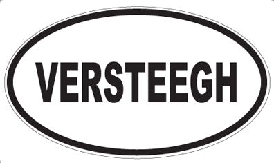 VERSTEEGH - Oval Sticker