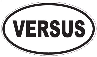 VERSUS - Oval Sticker