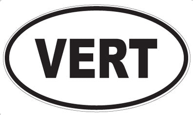 VERT - Oval Sticker