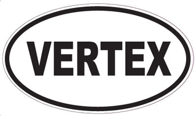VERTEX - Oval Sticker