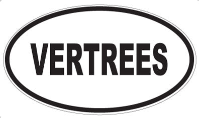 VERTREES - Oval Sticker
