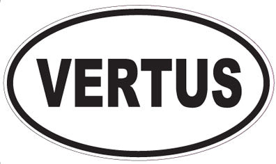 VERTUS - Oval Sticker