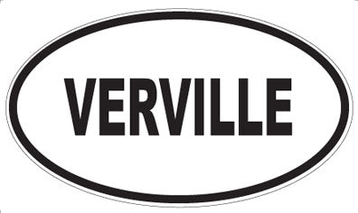 VERVILLE - Oval Sticker