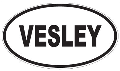 VESLEY - Oval Sticker