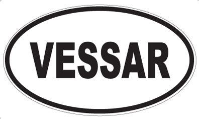 VESSAR - Oval Sticker
