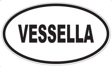 VESSELLA - Oval Sticker