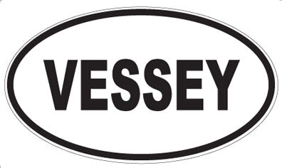 VESSEY - Oval Sticker