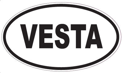 VESTA - Oval Sticker