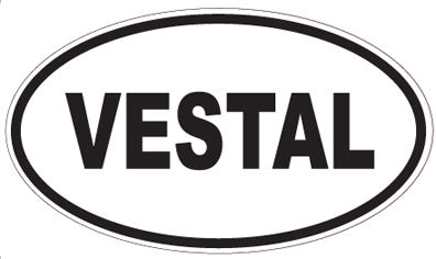 VESTAL - Oval Sticker