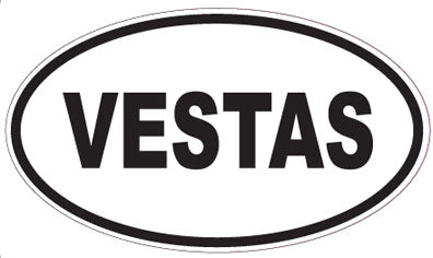 VESTAS - Oval Sticker