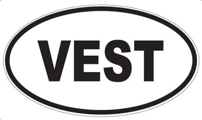 VEST - Oval Magnet
