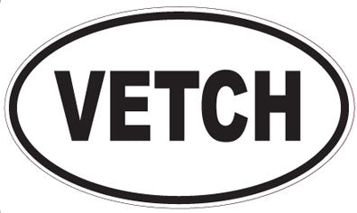 VETCH - Oval Magnet