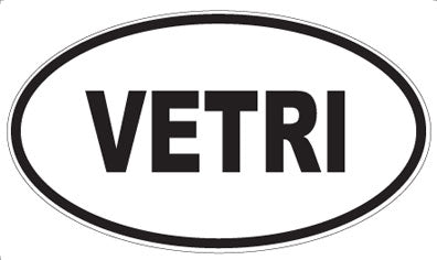 VETRI - Oval Sticker