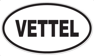 VETTEL - Oval Sticker