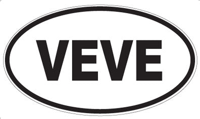 VEVE - Oval Sticker