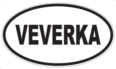 VEVERKA - Oval Sticker