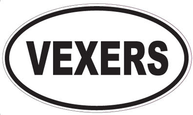 VEXERS - Oval Sticker