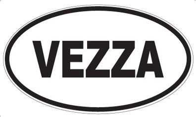 VEZZA - Oval Sticker