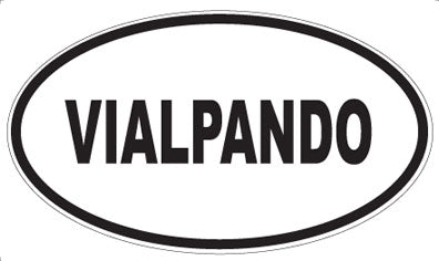 VIALPANDO - Oval Sticker