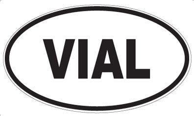 VIAL - Oval Magnet