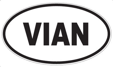 VIAN - Oval Sticker
