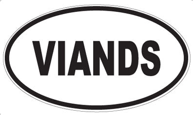 VIANDS - Oval Magnet