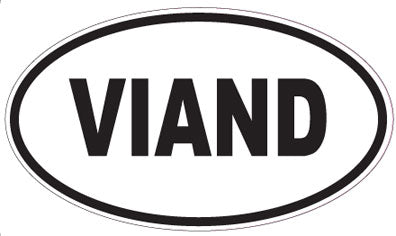 VIAND - Oval Magnet