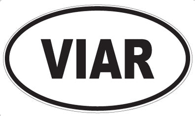 VIAR - Oval Sticker