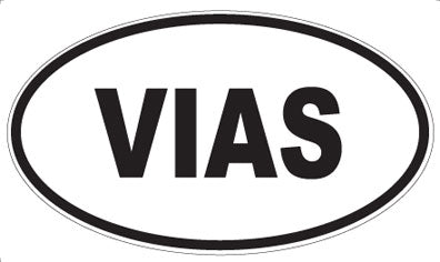 VIAS - Oval Sticker