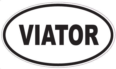 VIATOR - Oval Sticker