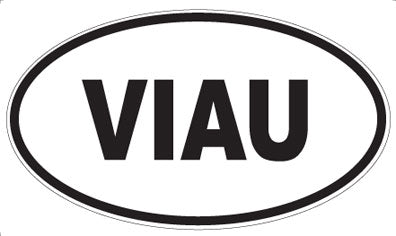 VIAU - Oval Sticker