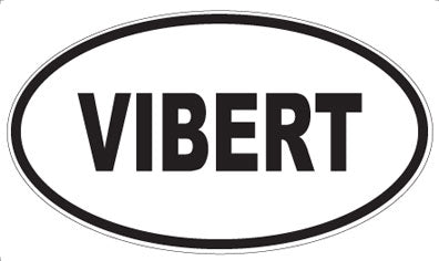 VIBERT - Oval Sticker