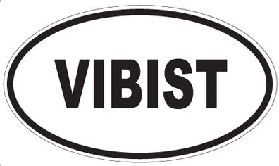 VIBIST - Oval Sticker