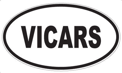 VICARS - Oval Magnet