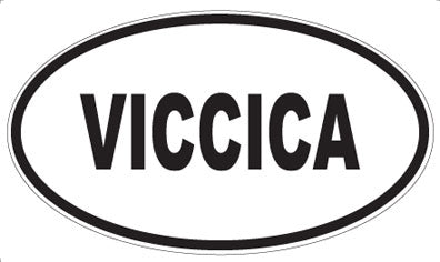 VICCICA - Oval Sticker