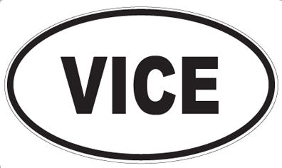 VICE - Oval Sticker