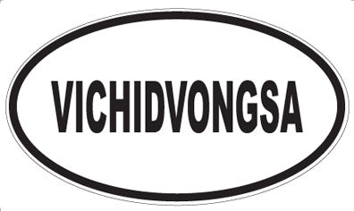 VICHIDVONGSA - Oval Sticker
