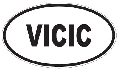 VICIC - Oval Sticker