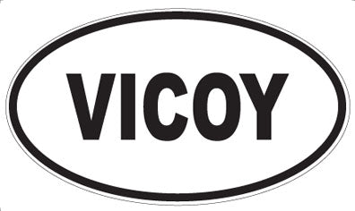 VICOY - Oval Sticker