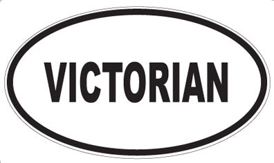 VICTORIAN - Oval Sticker