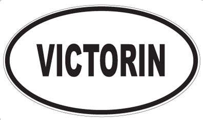 VICTORIN - Oval Sticker