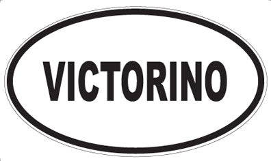 VICTORINO - Oval Sticker