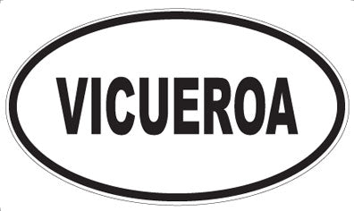 VICUEROA - Oval Sticker