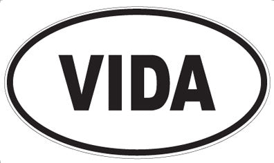 VIDA - Oval Sticker