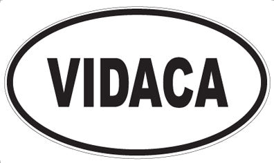 VIDACA - Oval Sticker
