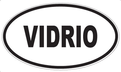 VIDRIO - Oval Sticker