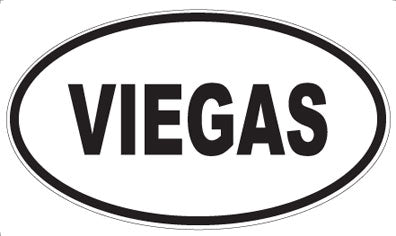 VIEGAS - Oval Sticker