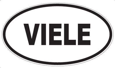 VIELE - Oval Sticker