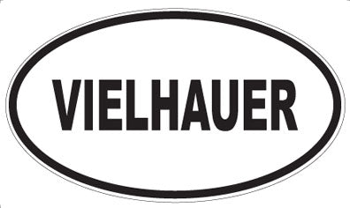 VIELHAUER - Oval Sticker